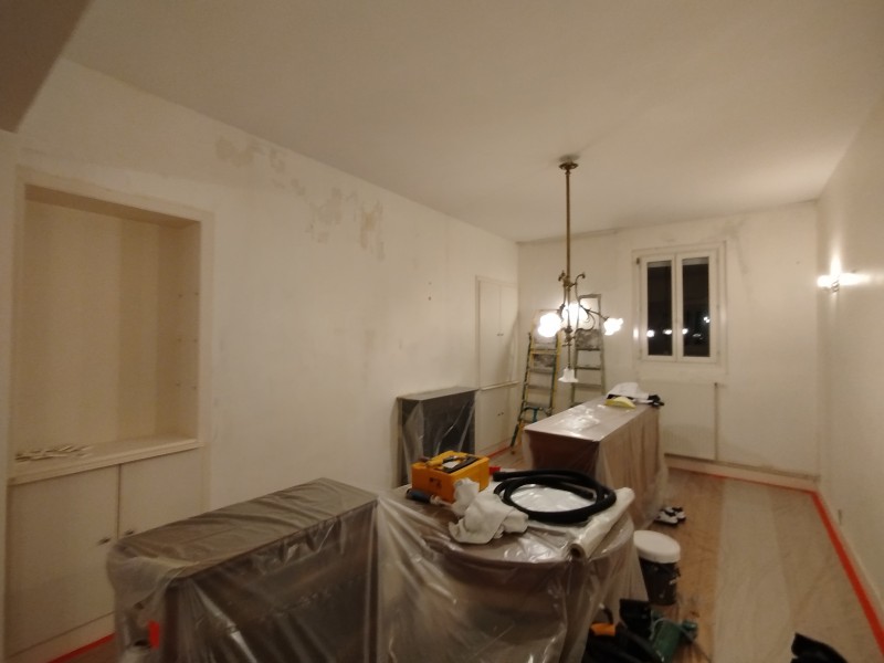 rénovation d'une entrée salle salon sur les secteurs de Rouen 